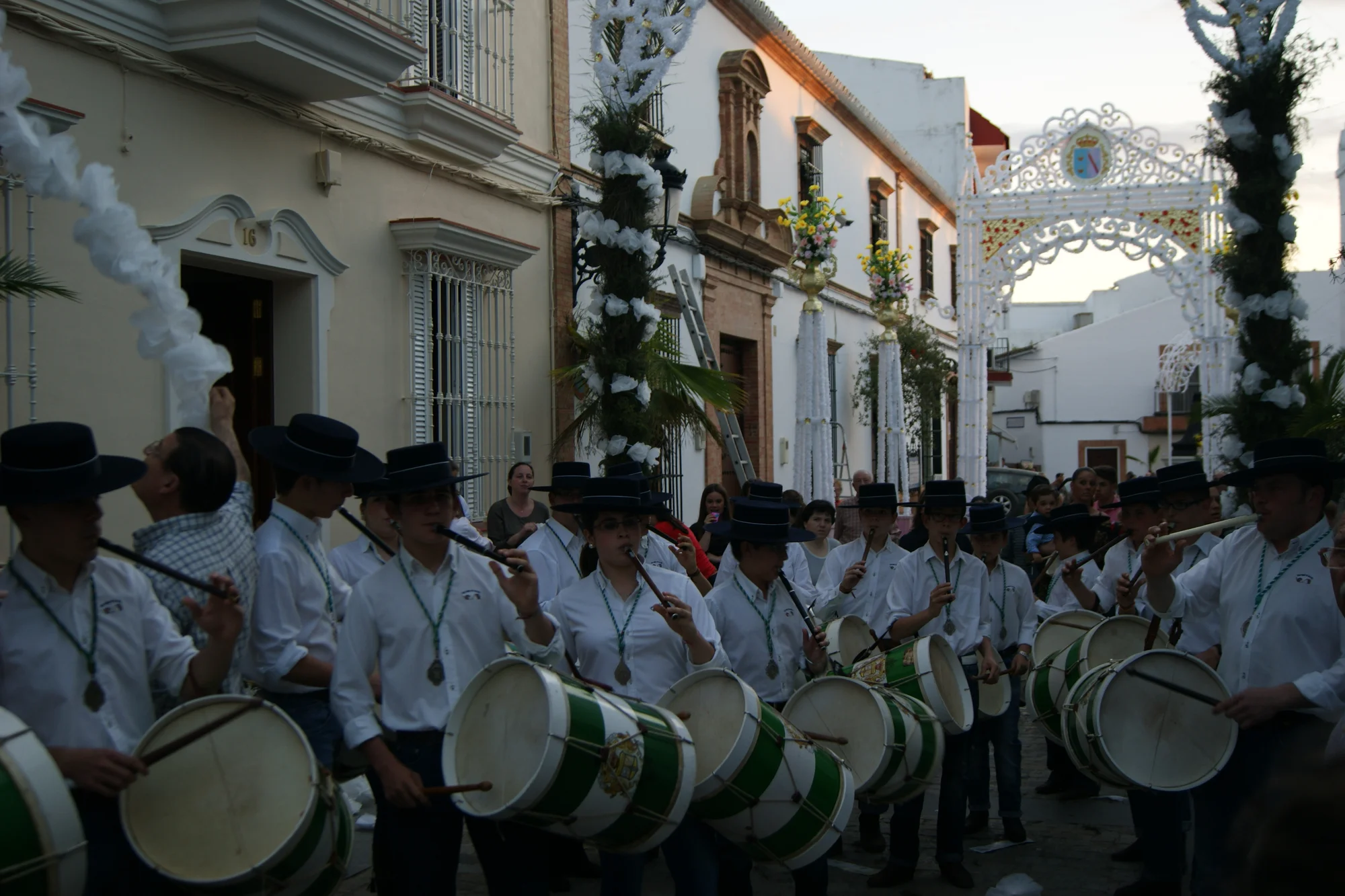 Ambiente rociero en Almonte